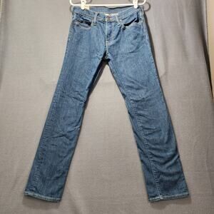 Abercrombie & Fitch Mens Jeans 29x29 Blue Skinny Stretch Tagged 30x30